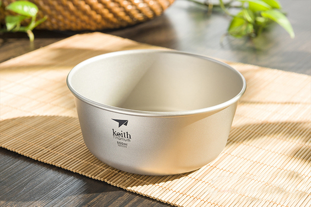 Miska turystyczna Keith Titanium Bowl 550ml, podwójna ściana, funkcja bakteriostatyczna, waga 114g - Wianko - 12