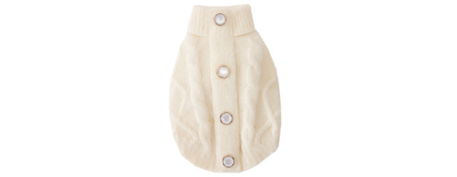 Sweter dla psa imitacja norki z kocim motywem - ciepłe i wełniane ubranie na jesień i zimę - Wianko - 2