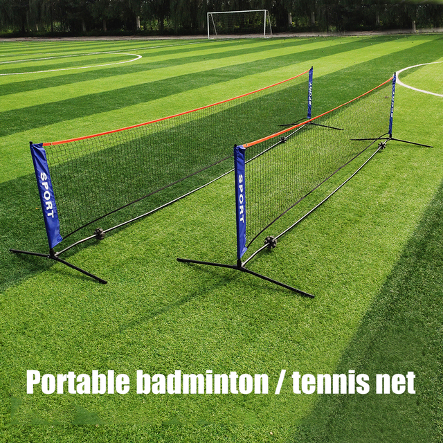 Profesjonalna siatka do badmintona i tenisa na zewnątrz - standardowa siatka siatkówkowa bez ramy - Wianko - 7