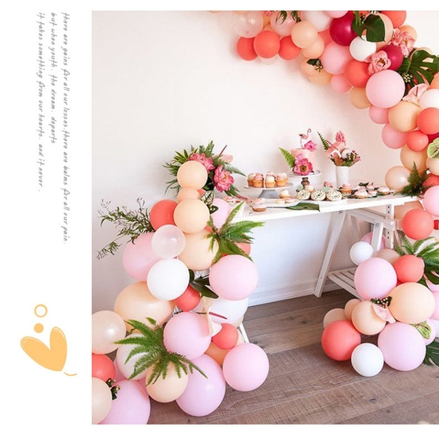 Łańcuch balonowy łukowy Wedding Party 5M - ozdobny balon tło na urodziny i akcesoria do balonów - Wianko - 7