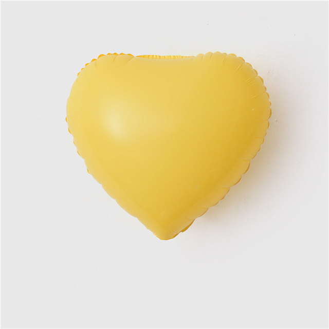 Cukierki kolorowe w kształcie serca: Macaron 18-calowy, serce brzoskwiniowe, gwiazda, balon aluminiowy - dekoracja urodzinowa - Wianko - 14