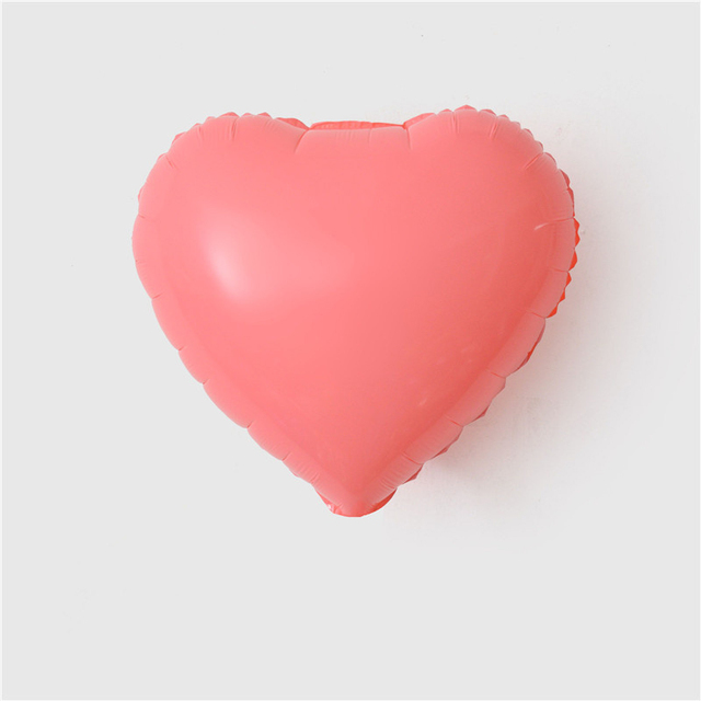 Cukierki kolorowe w kształcie serca: Macaron 18-calowy, serce brzoskwiniowe, gwiazda, balon aluminiowy - dekoracja urodzinowa - Wianko - 22