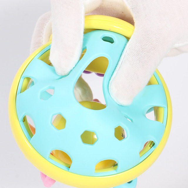 Miękka piłka sensoryczna z różnorodnymi teksturami dla niemowląt - Wianko - 13