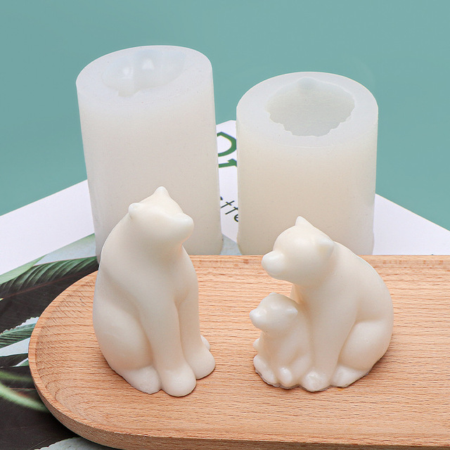 Forma do ciasta 3D Fat Bear - DIY trójwymiarowe, silikonowe, Food Grade, do dekoracji tortów weselnych - z motywem słodkiej miłości niedźwiedzia polarnego - Wianko - 11
