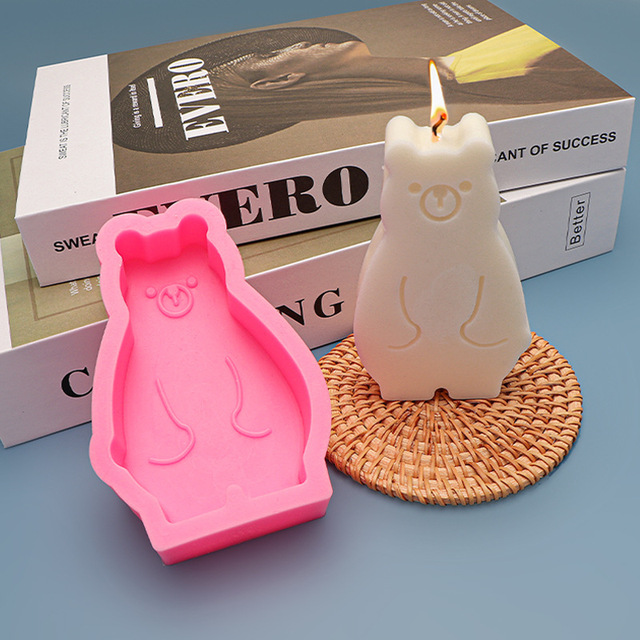 Forma do ciasta 3D Fat Bear - DIY trójwymiarowe, silikonowe, Food Grade, do dekoracji tortów weselnych - z motywem słodkiej miłości niedźwiedzia polarnego - Wianko - 37
