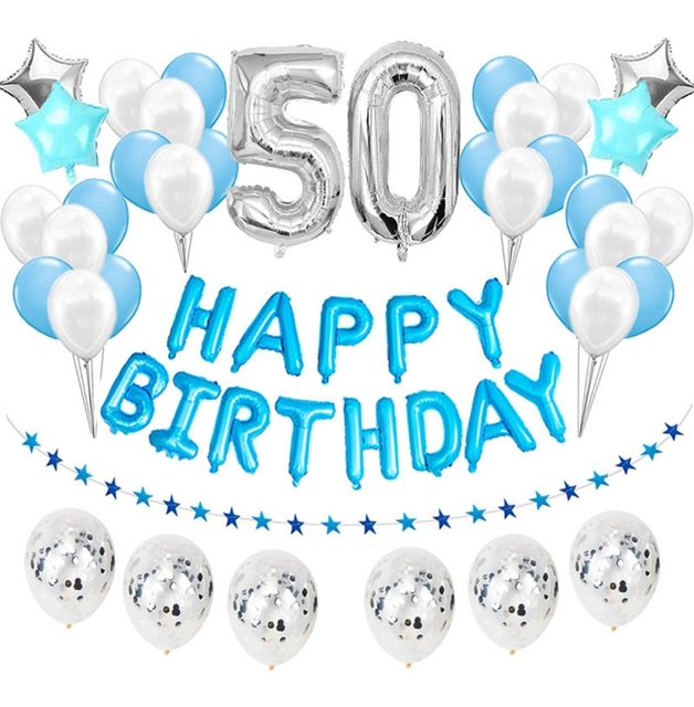 37 sztuk srebrnych balonów z cyfrą 1-9 dla chłopców na pierwsze urodziny - książę 18 30 - Wianko - 17