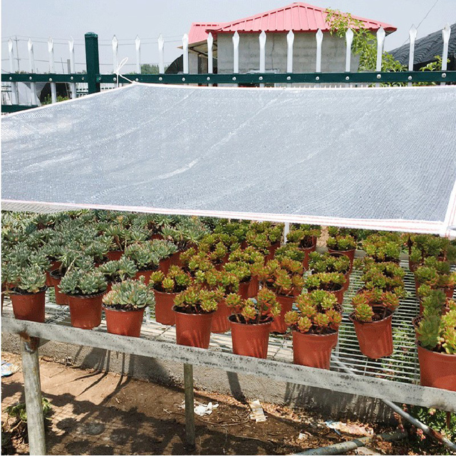 Przeciwsłoneczna siatka aluminiowa Big Size 75% zacieniająca ogród, anty-UV, parasol, żagiel na samochód, Sunblock roślin, siatka przeciwsłoneczna - Wianko - 11