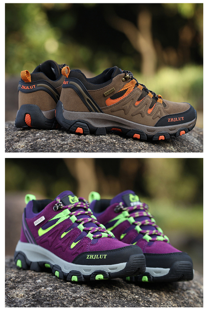 Sportowe buty turystyczne na zewnątrz dla kobiet i mężczyzn - męskie trampki do wspinaczki i trekkingu, modne, górskie - Wianko - 8