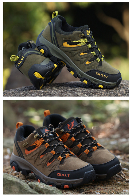 Sportowe buty turystyczne na zewnątrz dla kobiet i mężczyzn - męskie trampki do wspinaczki i trekkingu, modne, górskie - Wianko - 7