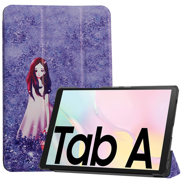 Etui na Tablet Samsung Galaxy Tab A 8.0 T290/T295 - skórzane, trójstopniowe składane, dedykowane dla SM-T290/SM-T295 - Wianko - 10