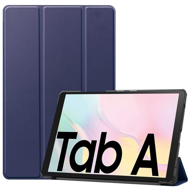 Etui na Tablet Samsung Galaxy Tab A 8.0 T290/T295 - skórzane, trójstopniowe składane, dedykowane dla SM-T290/SM-T295 - Wianko - 8