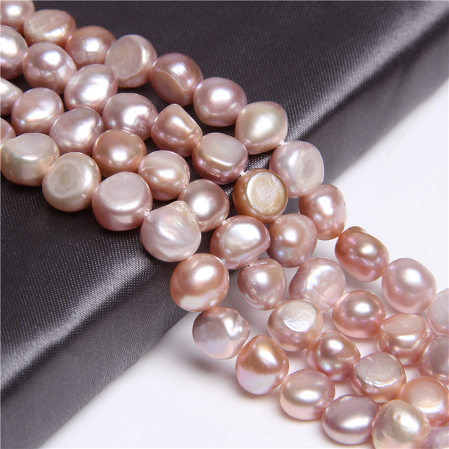 Bryłki ziemniaczane - luzem, perły naturalne, barokowe koraliki, słodkowodne perły do tworzenia biżuterii - 14-calowy sznurek - Wianko - 23