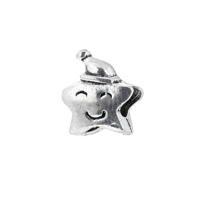 Wytworne srebrne koraliki z motywem jednorożca - urok dla modnych bransoletek i biżuterii eleganckiej gwiazdy - Wianko - 29