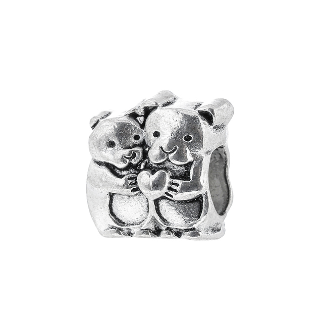 Wytworne srebrne koraliki z motywem jednorożca - urok dla modnych bransoletek i biżuterii eleganckiej gwiazdy - Wianko - 36