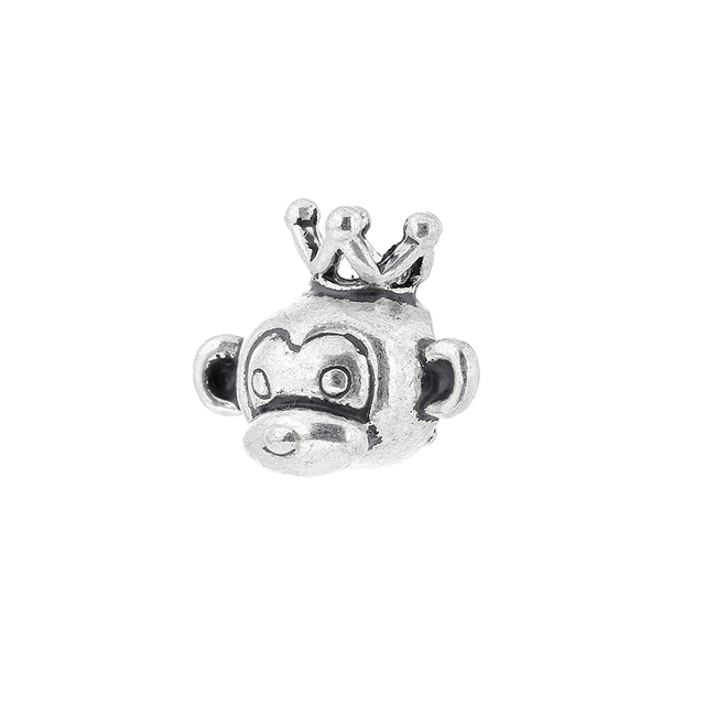 Wytworne srebrne koraliki z motywem jednorożca - urok dla modnych bransoletek i biżuterii eleganckiej gwiazdy - Wianko - 4