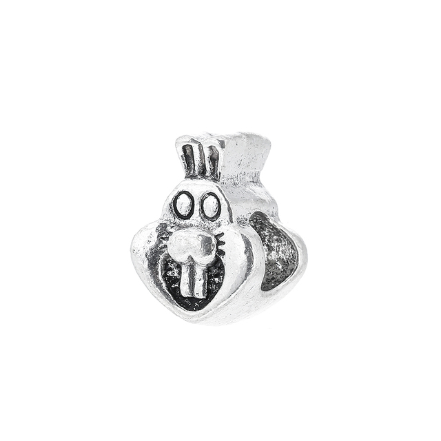 Wytworne srebrne koraliki z motywem jednorożca - urok dla modnych bransoletek i biżuterii eleganckiej gwiazdy - Wianko - 14