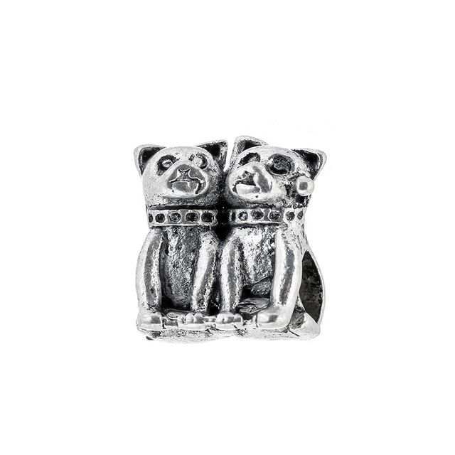 Wytworne srebrne koraliki z motywem jednorożca - urok dla modnych bransoletek i biżuterii eleganckiej gwiazdy - Wianko - 39