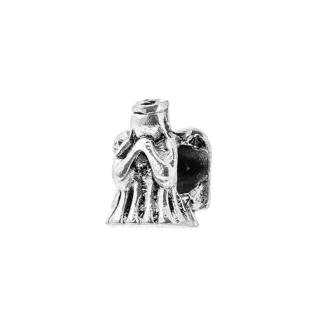 Wytworne srebrne koraliki z motywem jednorożca - urok dla modnych bransoletek i biżuterii eleganckiej gwiazdy - Wianko - 10