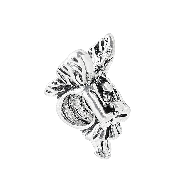 Wytworne srebrne koraliki z motywem jednorożca - urok dla modnych bransoletek i biżuterii eleganckiej gwiazdy - Wianko - 5