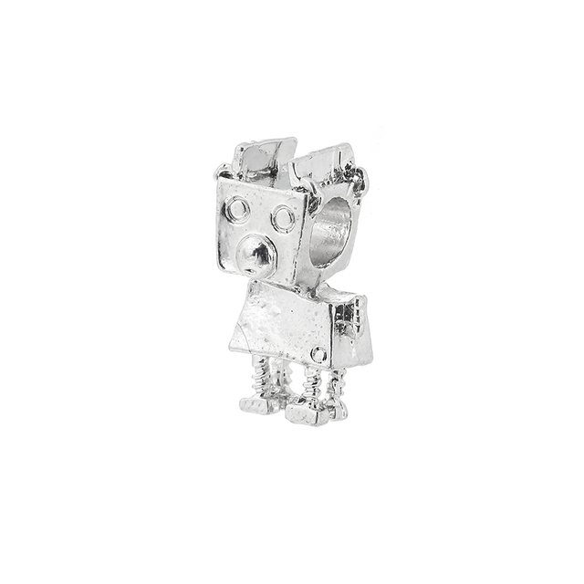 Wytworne srebrne koraliki z motywem jednorożca - urok dla modnych bransoletek i biżuterii eleganckiej gwiazdy - Wianko - 16