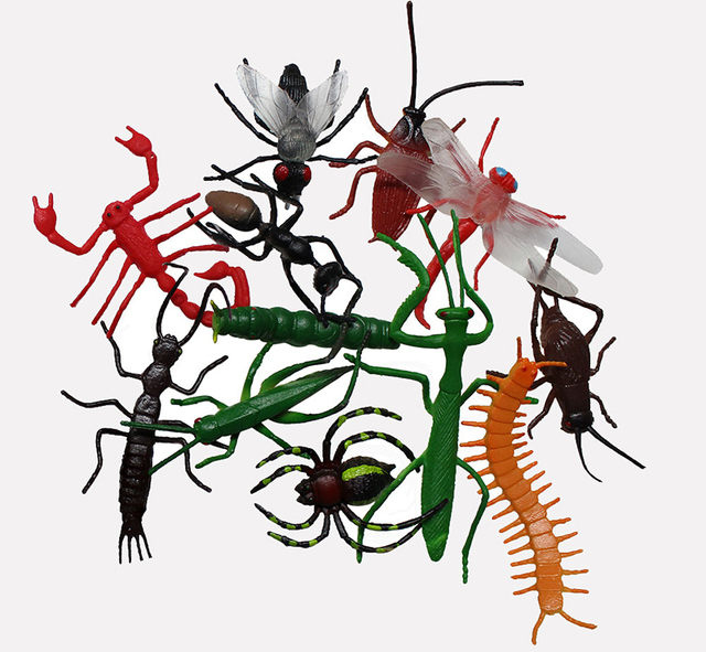 Figurka Akcji Owad Model Zwierzęcia - Pająk, Karaluch, Chrząszcz, Jaszczurka, Motyl, Ryba, Bydło, Owca - Zabawka Edukacyjna Dla Dzieci - Wianko - 12