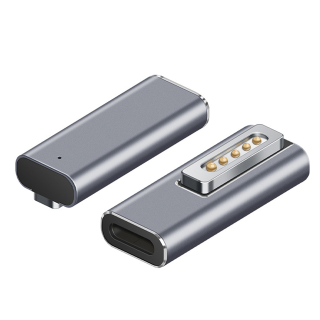 Adapter magnetyczny USB C typ C do Magsafe 2 złącza PD - szybkie ładowanie do MacBook Air/Pro z lampką kontrolną - Wianko - 14