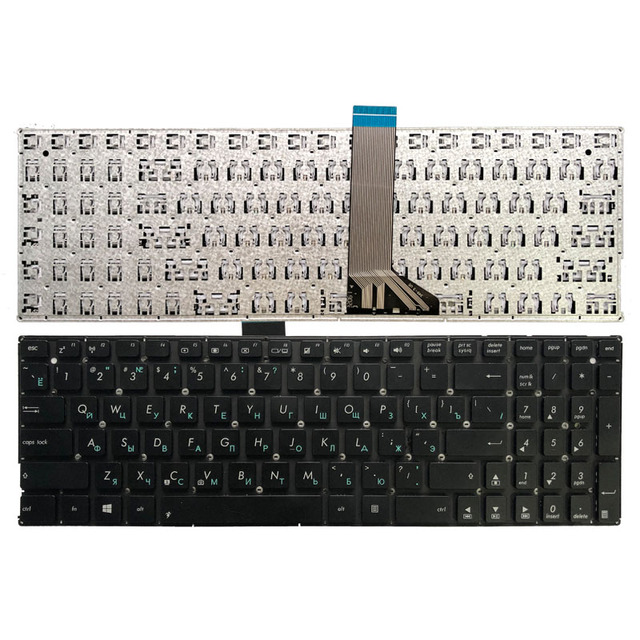 Nowy Laptop z klawiaturą rosyjską do ASUS X553 X553M X553MA K553M K553MA F553M F553MA - czarny RU layout - Wianko - 1