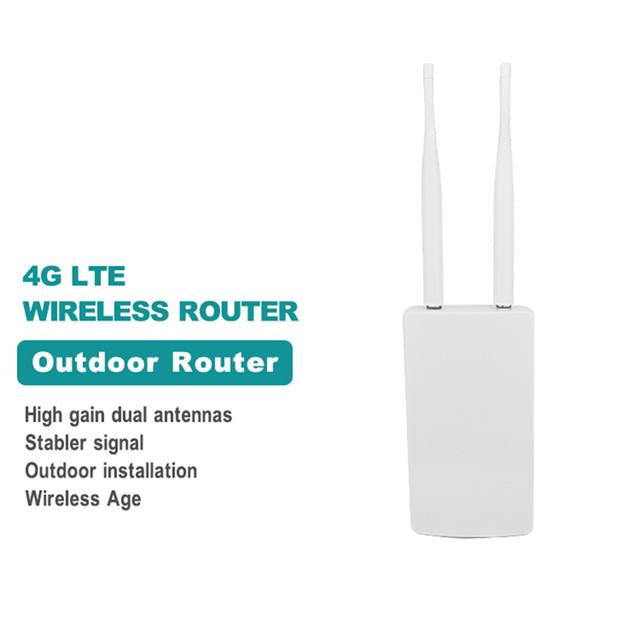 Router wi-fi 4G z modemem CAT4 LTE, prędkość 300 Mb/s, karta SIM, podwójne anteny zewnętrzne, brama do kamer IP - Wianko - 32