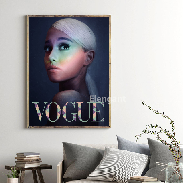 Plakat i druk Ariana Grande Rainbow Modern Fashion Cover na płótnie do wystrój pokoju - Wianko - 7