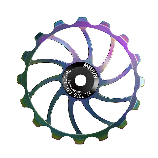 14T 16T Łożyska ceramiczne koła pasowe CNC przerzutka tylna MTB rower szosowy - Wianko - 1