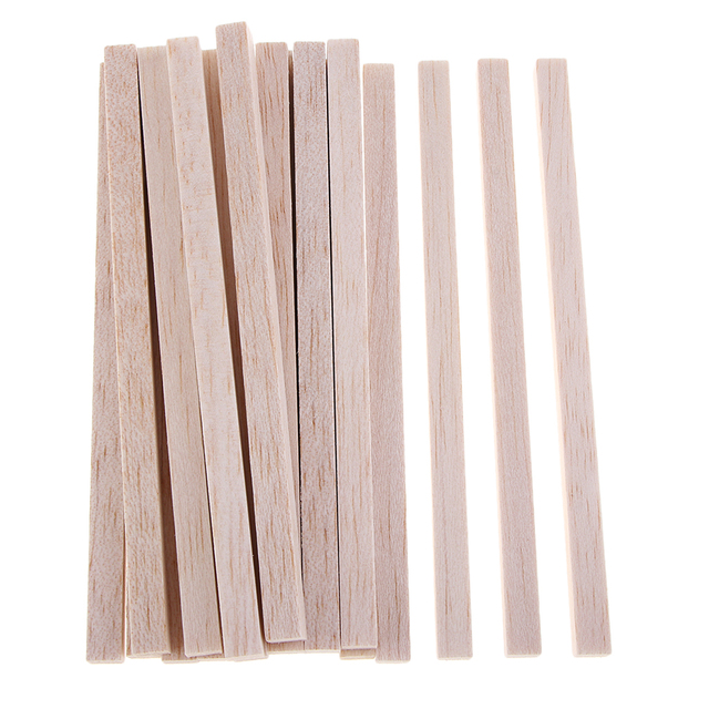 Drewniany kołek Balsa Wood Stick 10x10mm - długości: 50/80/100/130/150mm - Wianko - 8