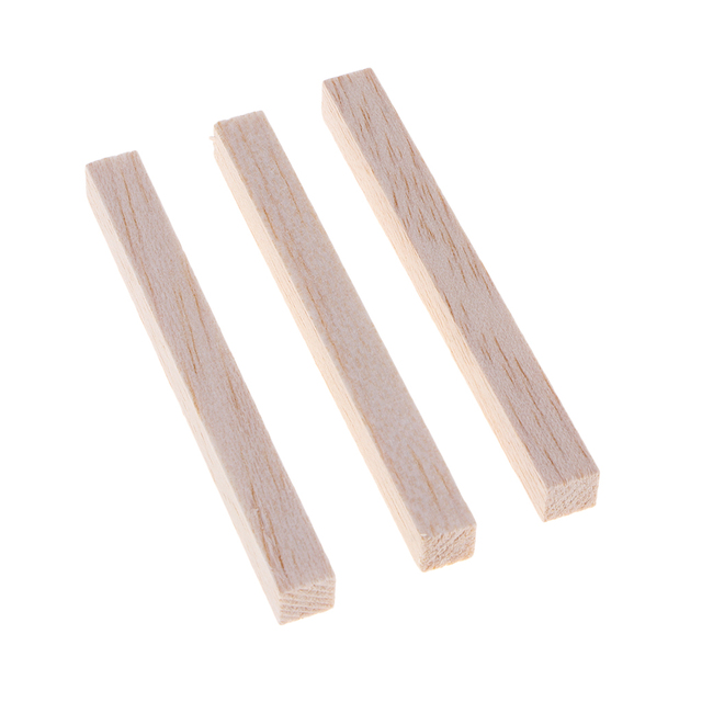 Drewniany kołek Balsa Wood Stick 10x10mm - długości: 50/80/100/130/150mm - Wianko - 4