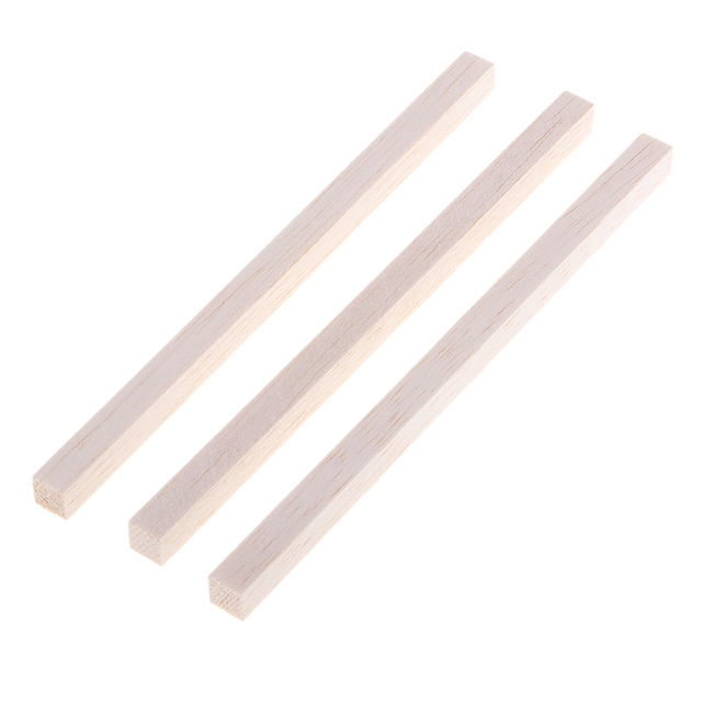 Drewniany kołek Balsa Wood Stick 10x10mm - długości: 50/80/100/130/150mm - Wianko - 10