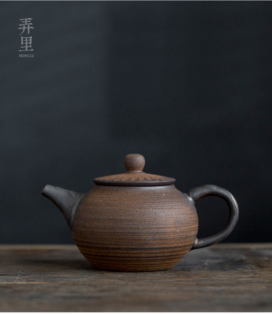 Antyczny czajniczek do herbaty Kung Fu - mały dzbanek drewniany z wzorem, idealny zestaw do parzenia herbaty - Wianko - 8