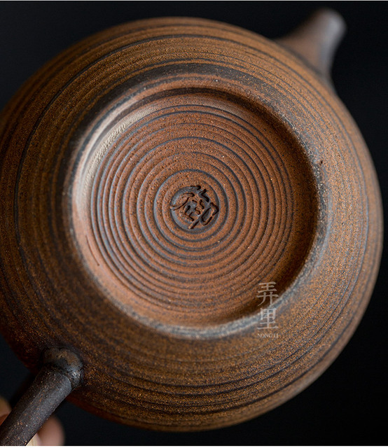 Antyczny czajniczek do herbaty Kung Fu - mały dzbanek drewniany z wzorem, idealny zestaw do parzenia herbaty - Wianko - 14