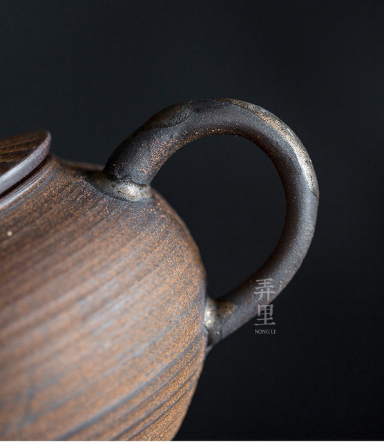 Antyczny czajniczek do herbaty Kung Fu - mały dzbanek drewniany z wzorem, idealny zestaw do parzenia herbaty - Wianko - 12