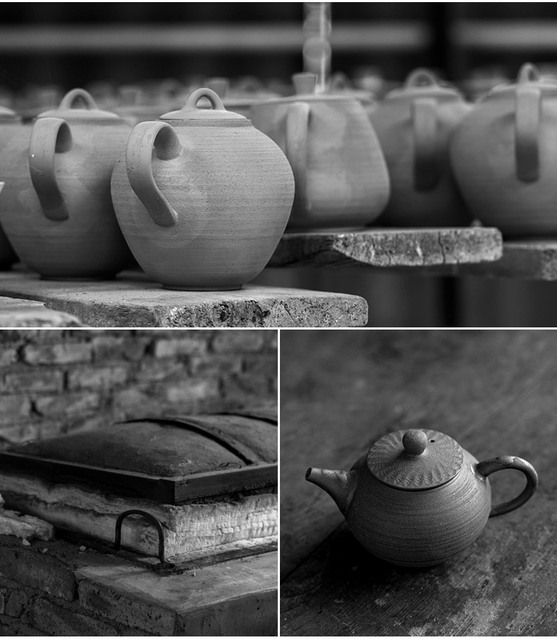 Antyczny czajniczek do herbaty Kung Fu - mały dzbanek drewniany z wzorem, idealny zestaw do parzenia herbaty - Wianko - 7