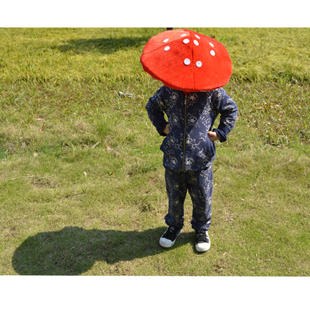 Czerwony grzyb kapelusz w kształcie dekoracji na imprezy - Wianko - 4