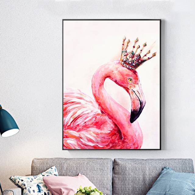 Obraz diamentowy Flamingo pełne wiertło - kwadratowe/okrągłe zwierzę haft 5D z mozaiką diamentową - Wianko - 4