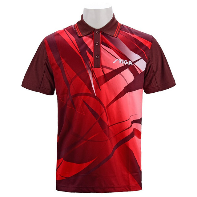 Oryginalna koszulka Stiga do tenisa stołowego dla mężczyzn i kobiet z krótkim rękawem - Wianko - 3