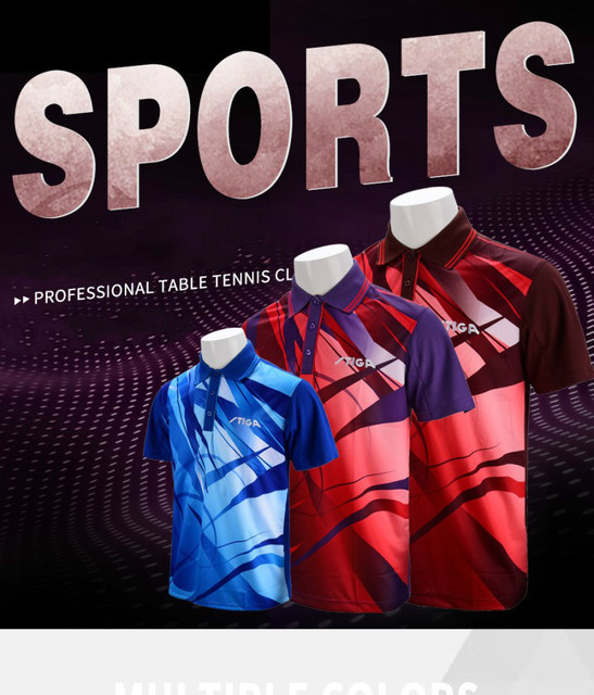 Oryginalna koszulka Stiga do tenisa stołowego dla mężczyzn i kobiet z krótkim rękawem - Wianko - 9