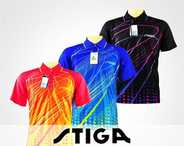 Oryginalna koszulka Stiga do tenisa stołowego dla mężczyzn i kobiet z krótkim rękawem - Wianko - 7