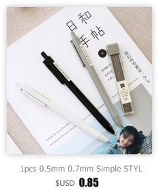 Prosty ołówek automatyczny 0.5mm HB dla biura i szkoły - Wianko - 1