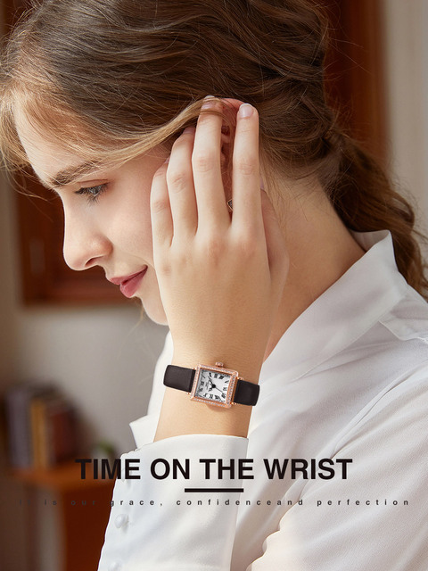 Zegarek damski IBSO luksusowej marki z miękkim skórzanym paskiem, japońskim ruchem, wodoszczelnością 3Bar - najwyższa jakość - Wianko - 1