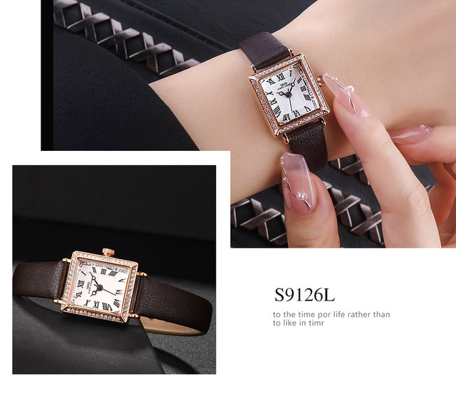 Zegarek damski IBSO luksusowej marki z miękkim skórzanym paskiem, japońskim ruchem, wodoszczelnością 3Bar - najwyższa jakość - Wianko - 8