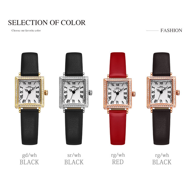 Zegarek damski IBSO luksusowej marki z miękkim skórzanym paskiem, japońskim ruchem, wodoszczelnością 3Bar - najwyższa jakość - Wianko - 4