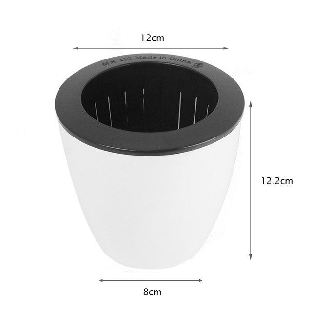 Automatyczna absorbująca wodę doniczka plastikowa, kultura zielonej rośliny, wystrój ogrodu - Wianko - 17