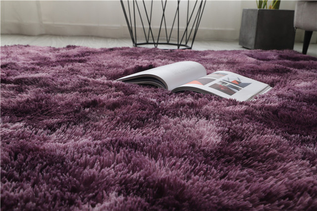 Miękki dywan nowoczesny do salonu, puszysty i włochaty, antypoślizgowy, trwały, prostokątny - Home Decor - Wianko - 68