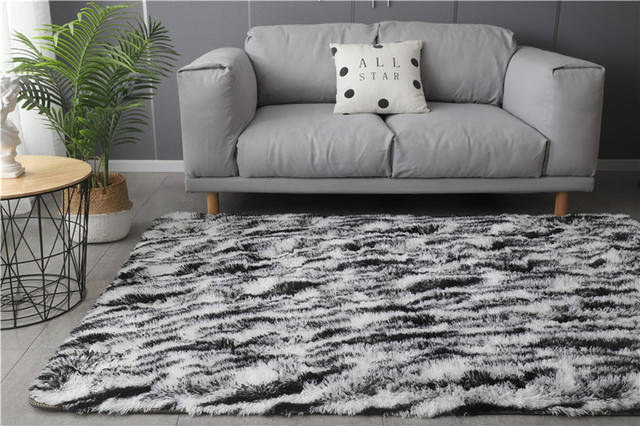 Miękki dywan nowoczesny do salonu, puszysty i włochaty, antypoślizgowy, trwały, prostokątny - Home Decor - Wianko - 79