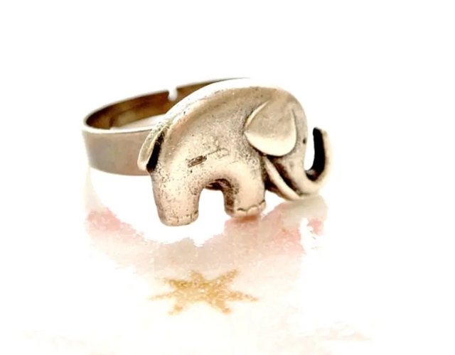 Pierścionek słoń z 2020 roku dla kobiet, złotego koloru, śliczny i modny, idealny prezent dla dziewczyny - Wianko - 11